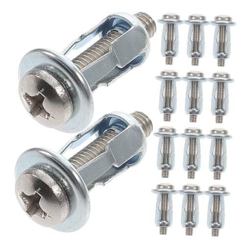 Cabilock 20pcs Petal Nut Expansion Durable Thread Nut Insert Kit for Hollow Walls Easy Installation Screw Anchor Reliable Design for Secure Fixing for Home and Industrial Use