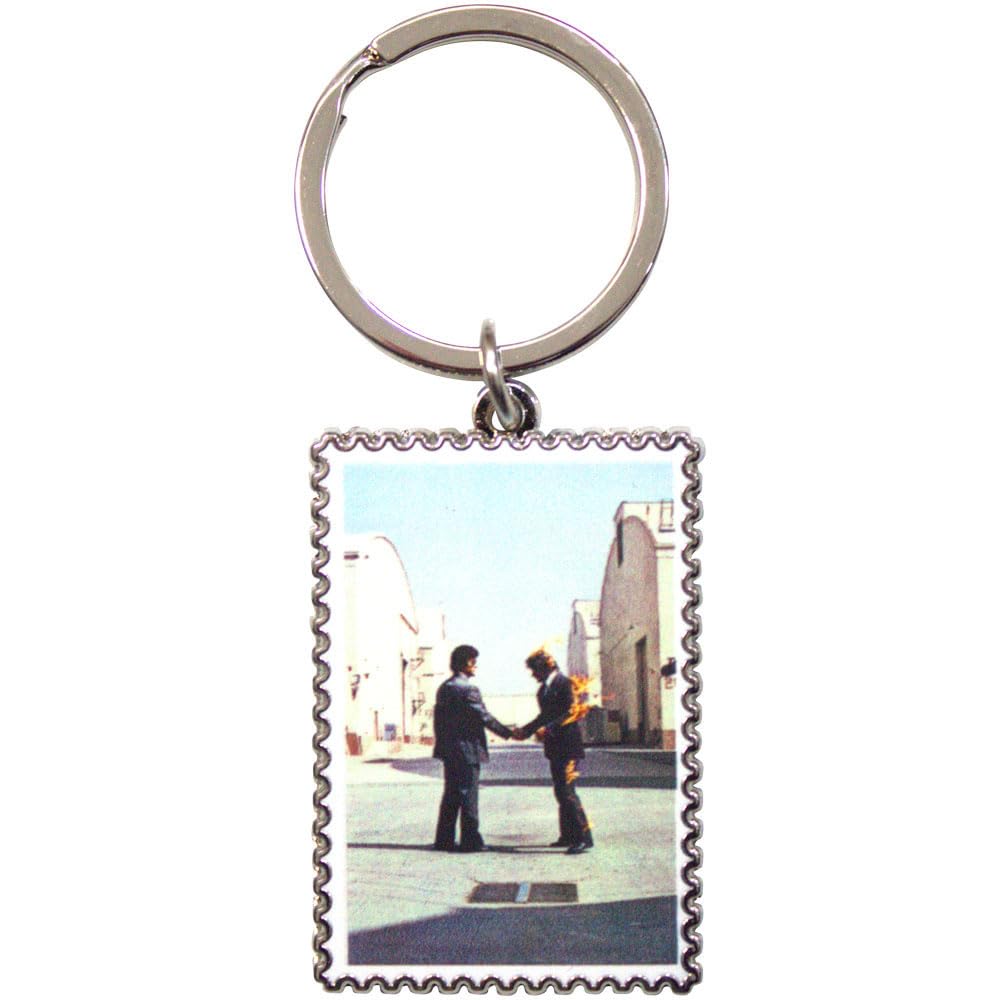 Rock Off officially licensed products Pink Floyd Wish You Were Here Stamp Keychain Keychain