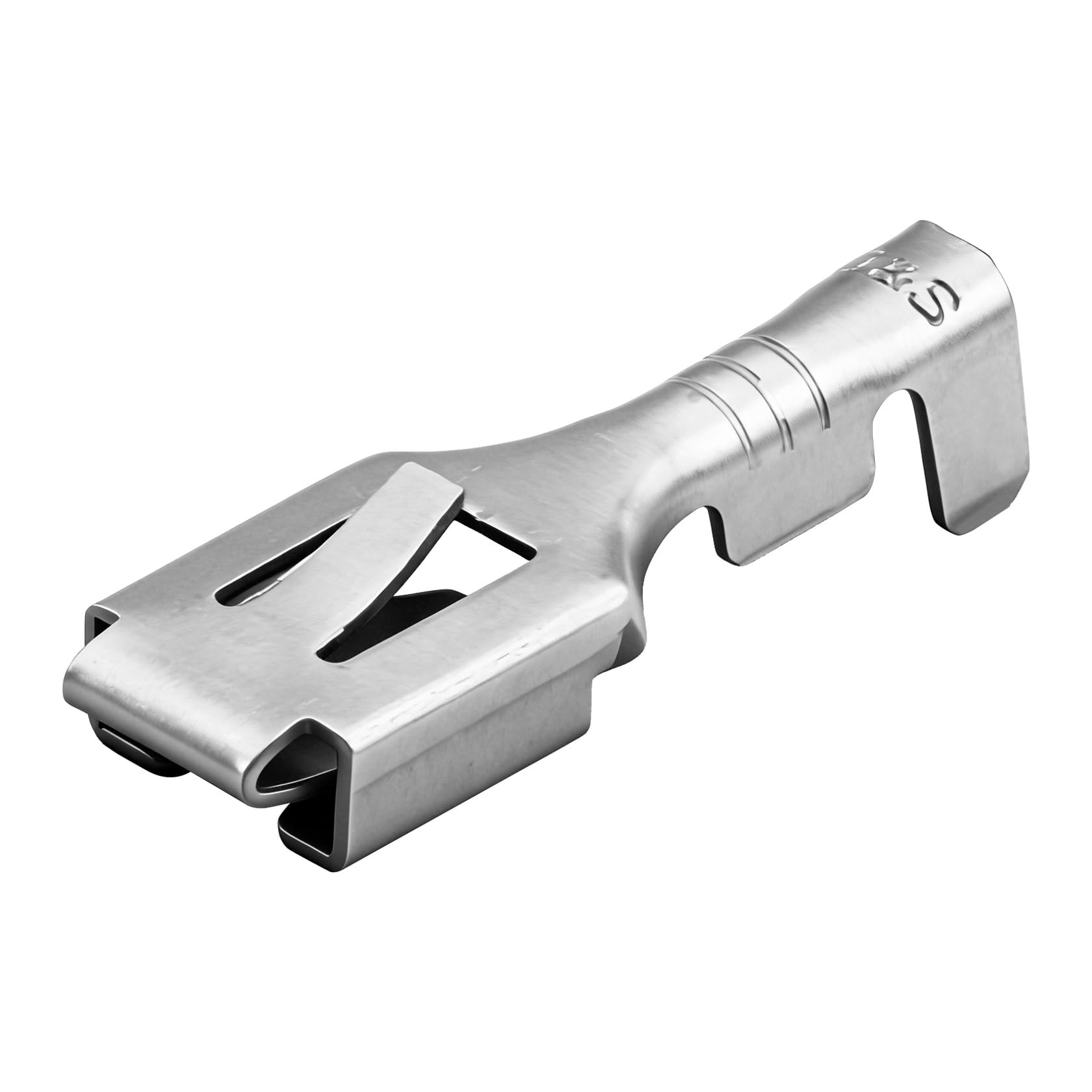 Heschen female spade quick splice crimp terminals 6.3mm crimp connector non insulated 100 pcs