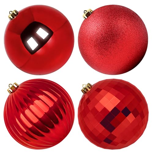 Benjia Weihnachtskugeln Groß Aussen, Extra Bruchsicheres Outdoor...