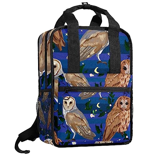 Cartable hibou multicolore idéal pour la rentrée scolaire des enfants
