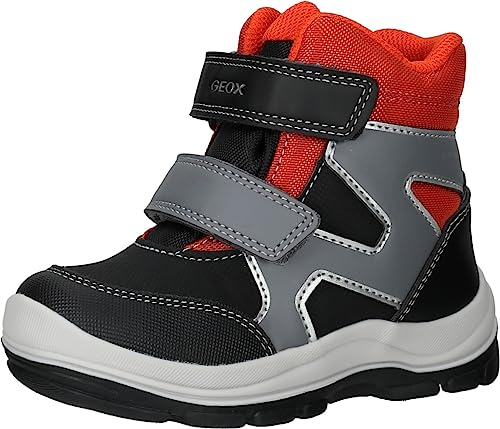 Geox Flanfil Boy Abx gardent les pieds au sec et au chaud en hiver noir