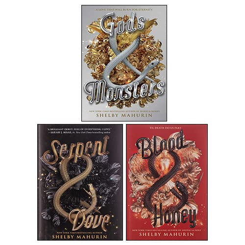 Shelby Mahurin 3 Books Collection Set (Serpent & Dove, Blood & Honey, Gods & Monsters) Hardcover – January 1, 2021
