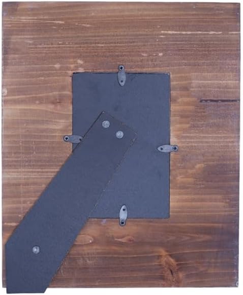 Foreside Home & Garden Natural 4 x 6 inch Whitewash Pattern Decorative Wood Picture Frame, 4x6