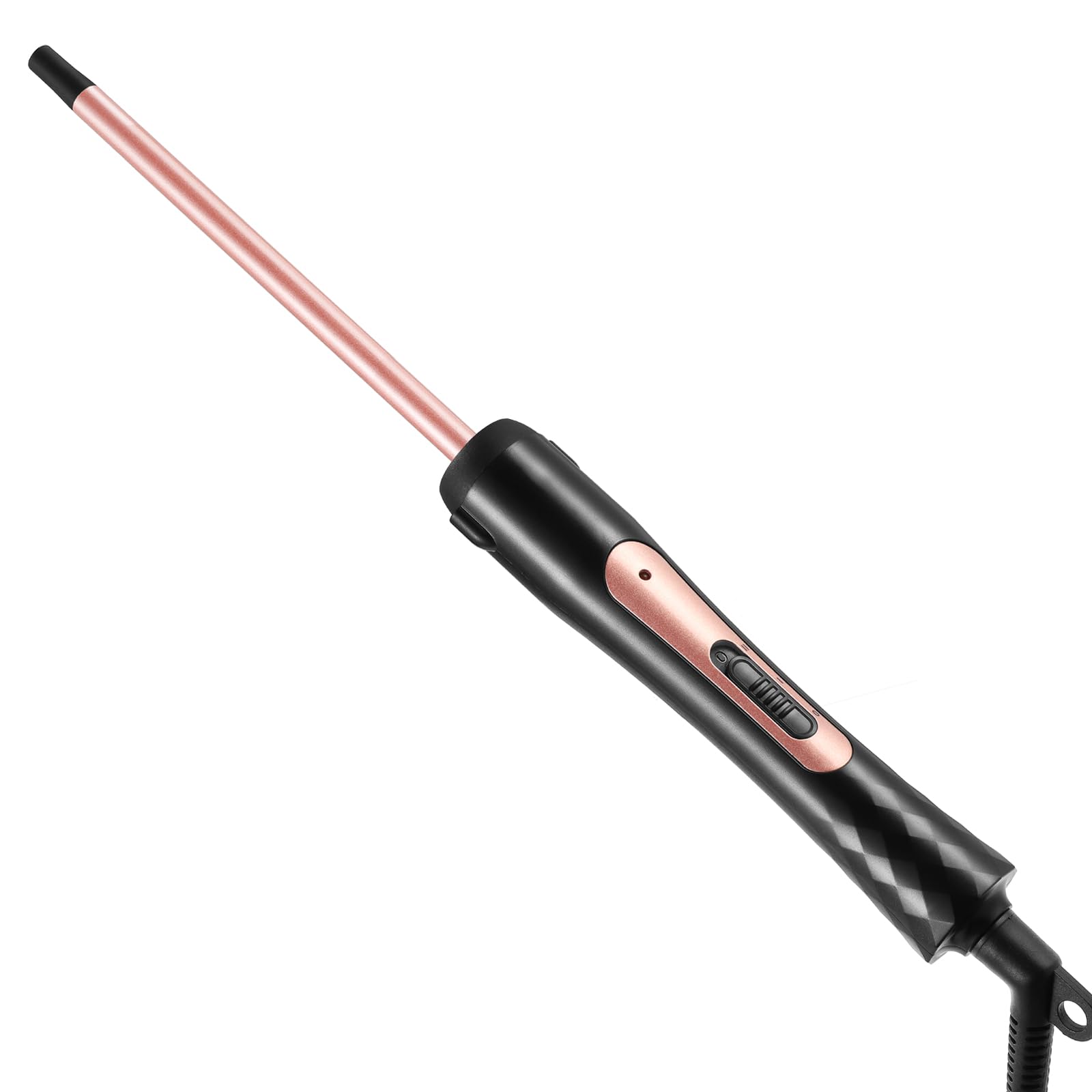Lockenstab Kleine Locken, Haglater Mini Lockenstäbe 9mm, Dünner Lockenstab Dünn enge Locken, 40s Schnelles Aufheizen, 2 Temperatur 180°C/210°C, Lockenwickler für Kurze/Lange Haare