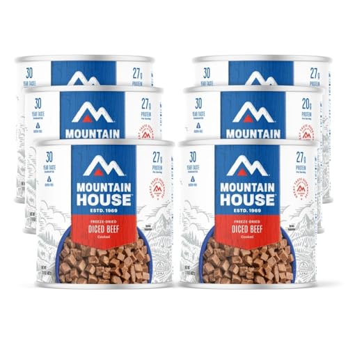 Mountain House Diced Beef #10 Can| Freeze-Dried Backpacking & Camping