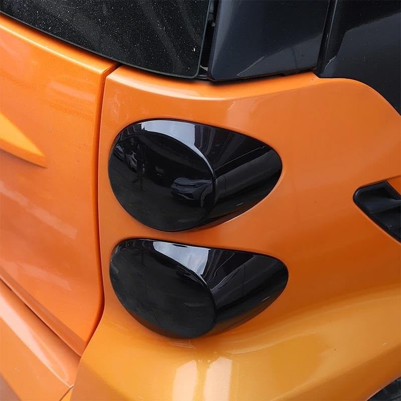 Cubiertas luz trasera coche Smart 451 Fortwo plastico protector ahumado 4