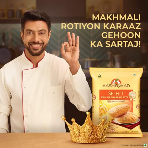 Image of Aashirvaad Select Premium Sharbati Atta for Vegetarian, 10kg