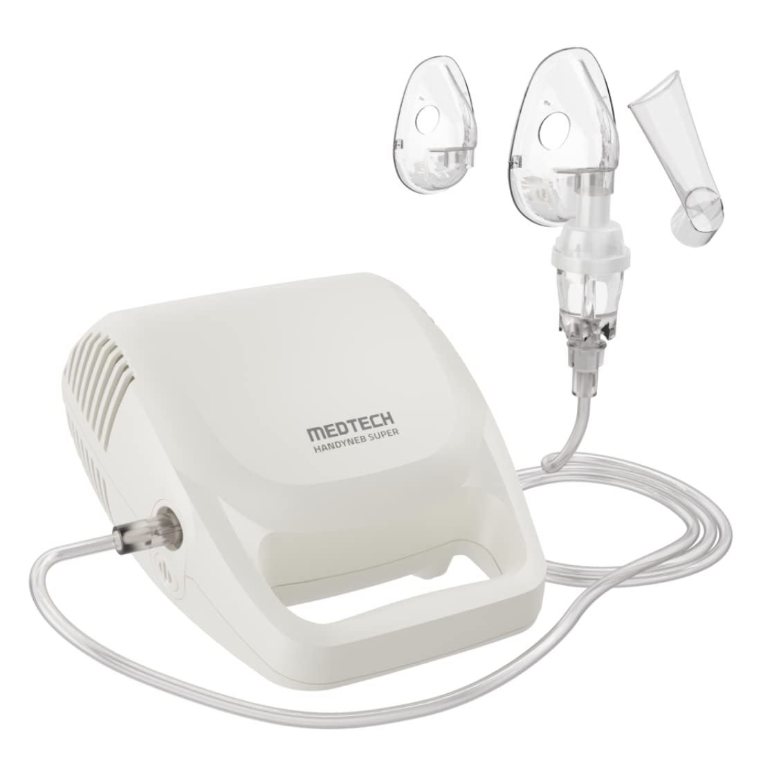 MEDTECH® Handyneb Super Ultra Compact and Low Noise Compressor Nebulizer Machine with Full Adult and Child Kit (White) (B0BR9X9Y46) Amazon Price History, Amazon Price Tracker