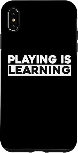 Vista 13 de iPhone 15 Playing Is Learning Groovy Funny Early Childhood Education Case