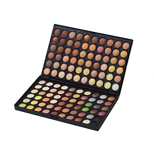 Giselle Professional Nude Eyeshadow Palette - 120 Warm, Naked, Cream, Matte and Glitter Eyeshadow Palette - Highly Pigmented