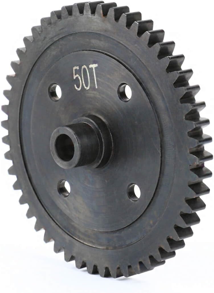 RCAWD 40CrMo 50T Spur Gear, Center RTR Differential Gear for Arrma 1/7 Fireteam Mojave BLX 6S 1/8 Typhon Kraton Talion Outcast Notorious 6S BLX Upgrades Part