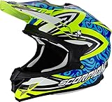 visiere casque cross scorpion exo Taille : L SCORPION CASQUE Cross VX-15 EVO AIR Revenge - L - Jaune/Bleu/Noir -