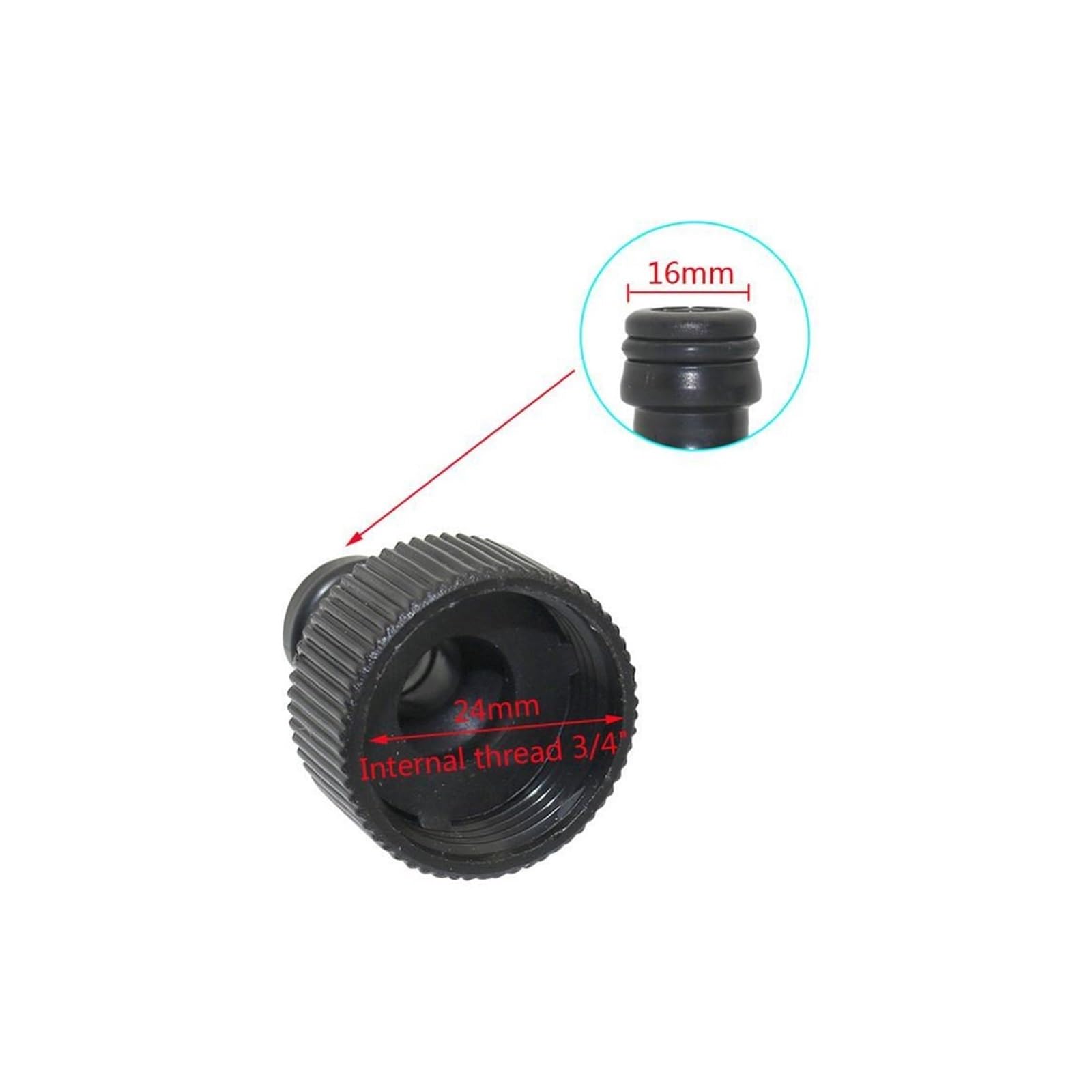 Divisor de agua grifo jardín 3/4" 2 y 4 vías riego