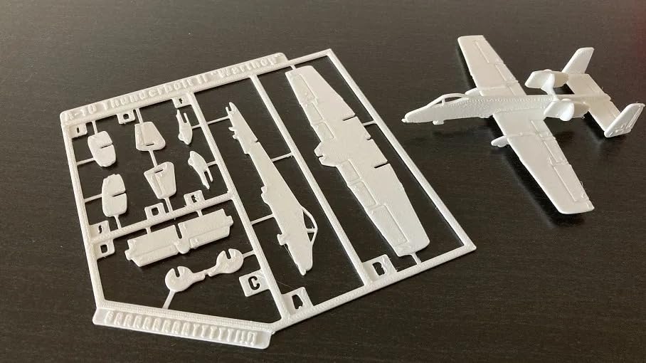 BHISRA FAB A-10 Thunderbolt II Military Aircraft Model Kit, 1:144 Scale, Grey Plastic Assembly Set-picture-17