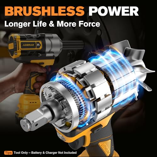AIDERAR Impact Wrench for DeWalt Battery