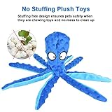 RIO Direct Octopus Plush Toy - No Stuffing Squeaky Toy With Crinkle Paper, Sturdy Chew Toy, Funny Interactive Toy for Small to Medium Dogs Training and Playing - Image 4