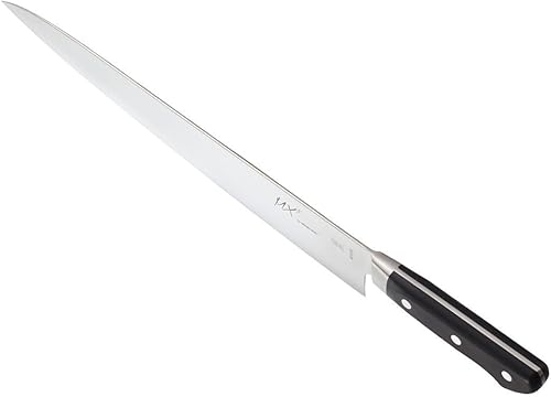 Miniatura 5 de Mercer Culinary MX3 Premium San Mai VG-10 - Cuchillo de chef Gyuto con hoja de núcleo de acero 11811in 11 45 pulgadas
