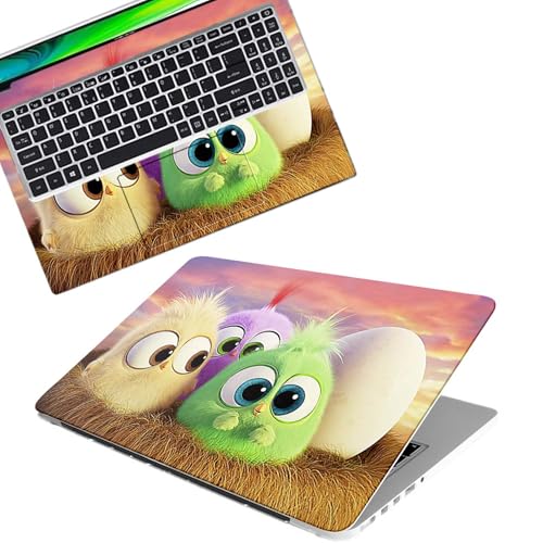 Image of Galaxsia Birds Full Body Vinyl Laptop Skin /Sticker /Cover Upto 15.6 Inches Laptops Laminated-Removable-HD Quality Compatible for Hp-Dell-Sony-Lenovo-Asus etc.(15x10 Inches)