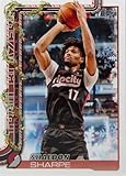 2025-26 Topps Holiday #H98 Shaedon Sharpe Portland Trail Blazers NBA Basketball Base Trading Card