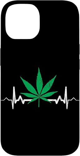 Miniatura 4 de iPhone 1212 Pro Weed Heartbeat Pot Cannabis Leaf Marihuana 420 Stoner Estuche de regalo