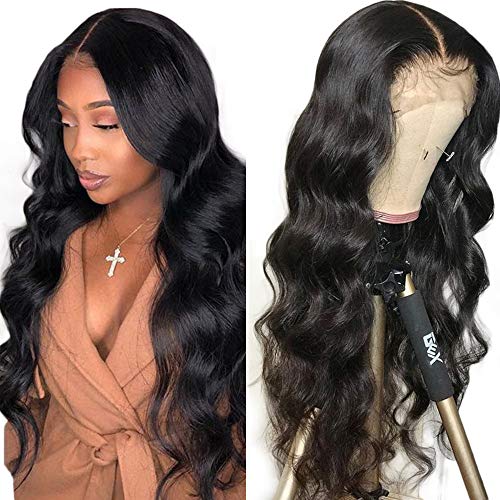 Maxine 13x4 Lace Front Wigs Human Hair Wig Pre Plucked Body Wave Lace Wig Brazilian Virgin Hair Wig With Baby Hair 150% Density 12inch