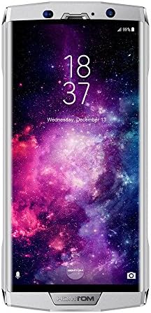 NXDA Spare Machine HOMTOM HT70 6.0''Ultrathin Android7.0 Octa-core 4G+64G 4G Rear/Front 16+13MP Unlocked Fast Charger Large Battery 10000mAh Smart Cellphone (Silver)