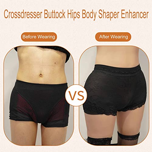 RTIA Calcinha vagina de silicone modelador de bumbum shorts controle nádega quadris intensificador d