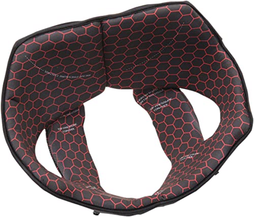 AGV Unisex-Adult Crown PAD Pista GP R (MS) Motorrad Helm, schwarz/rot, M kurz