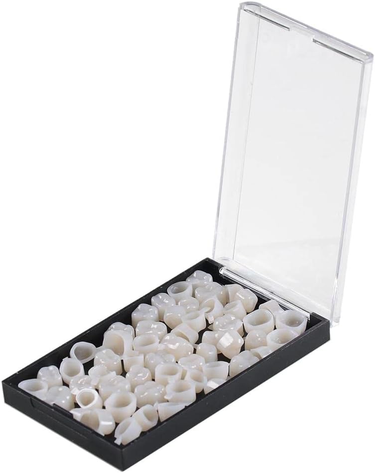 Club Bollywood®50 Pieces Dental Temporary Crown Veneers Molar Resin Teeth|Business & Industrial | Healthcare, Lab & Life Science |• Dental Supplies|1 Box of Molar Teeth Veneers (Approx 50Pcs)