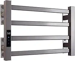 Toalheiro Elétrico 30x45 Térmico com Display Digital e Temporizador 110V (Cinza Escuro)