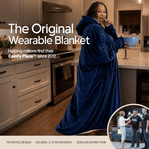 Image of THE COMFY Original Long | Shark Tank | Sherpa Wearable Blanket Hoodie