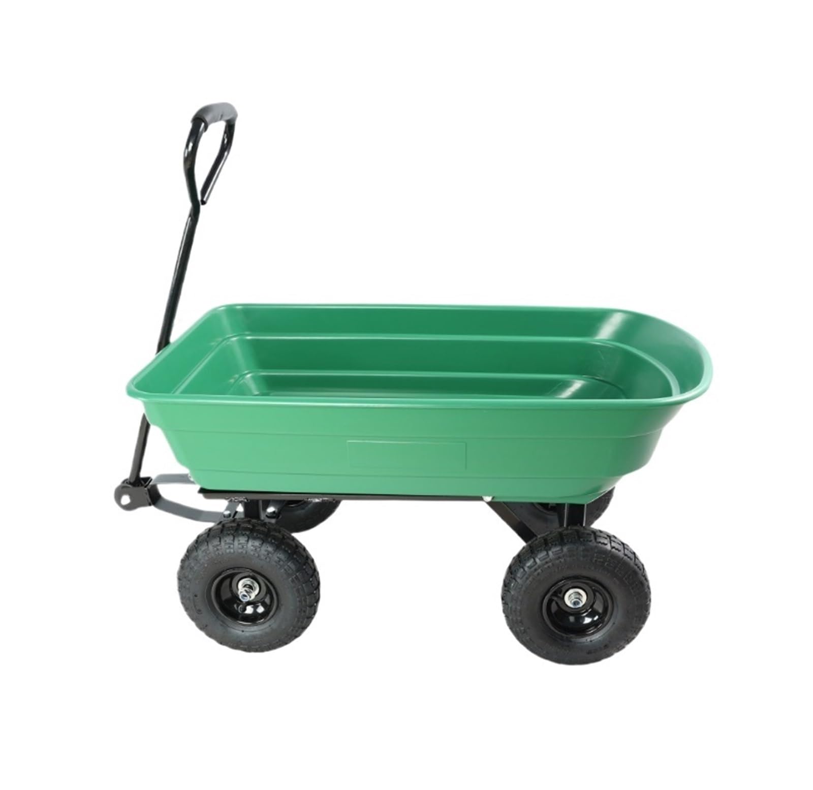 Beach Portable Trolley, All-Terrain -Duty Garden Dump Wagon, 180° Handle, Green