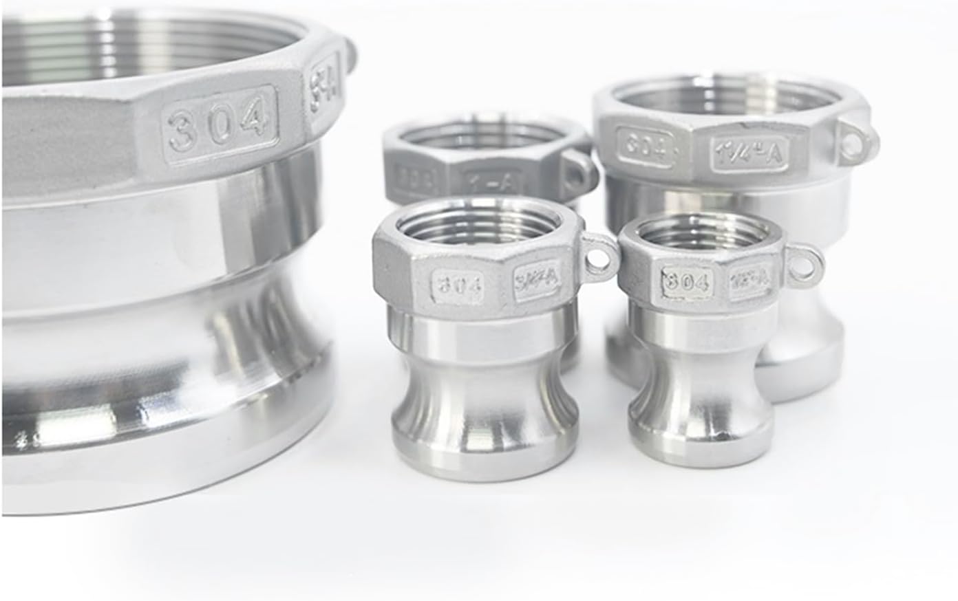 DN32 1-1/4 Inch SS304 Fire Fighting Coupling Irrigation Pump Hose Adapter High Flow Industrial Quick Connect joyful