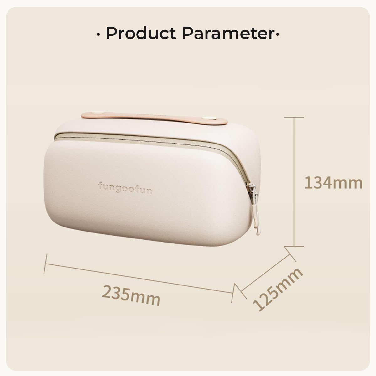Travel Makeup Bag for Women, Large Capacity Cosmetic Bag with Compartments, Hard Shell EVA Makeup Bag, Waterproof Toiletry Bag Organizer, Portable Makeup Case for Travel & Daily Use
