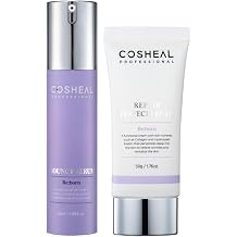 Peptide & Amino Acid Skincare Bundle with Repair Perfect Cream Moisturizer and Silk-Finish Bouncy Serum for Elasticity, Glow & Skin Barrier Care