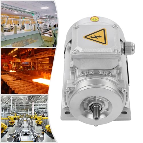 Moteur électrique asynchrone 370W triphasé arbre 11mm pour machine - 6