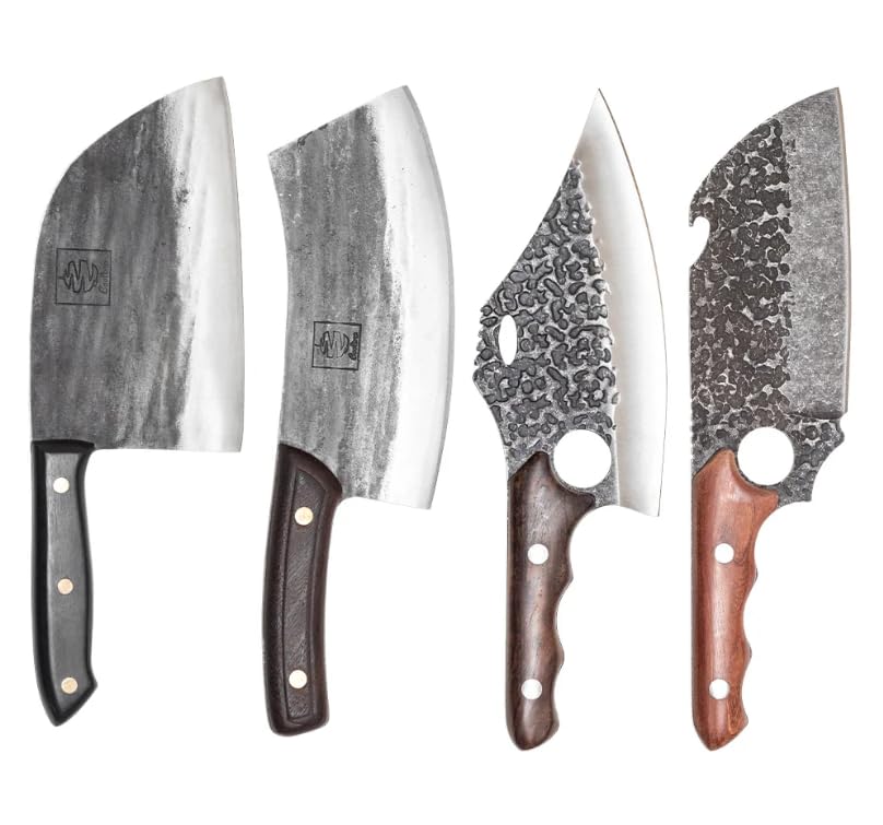 COOLINA 4-Knife Set – Promaja, Altomino Chef, Gator &amp; Shark Butcher Knives