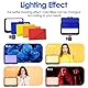 UBeesize 2er-Pack LED Videolicht Dimmbares Kamera Licht mit Einstellbar Stativ Ständer und Farbfilter für Videokonferenzen Beleuchtung/Spielestreaming/YouTube-Videofotografie