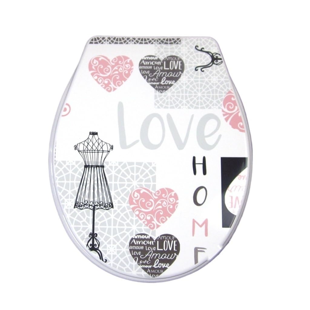 Ldhsjh As Shown Toilet Seat Protector Set, Adjustable, Lightweight, Durable, Portable, User-Friendly, Compact, Cover, Standard, Closing, Universal, Colorful