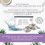 Satin Smooth Ultra Sensitive Zinc Oxide Wax, Hair Removal for Fine to Medium Hair, Safe for Delicate & Sensitive Skin, Waxing Kit, 14 oz, 1-Pack - Image 3