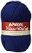 Patons Classic Wool Yarn - (4) Medium Gauge 100% Wool - 3.5oz - Royal Blue - For Crochet, Knitting & Crafting