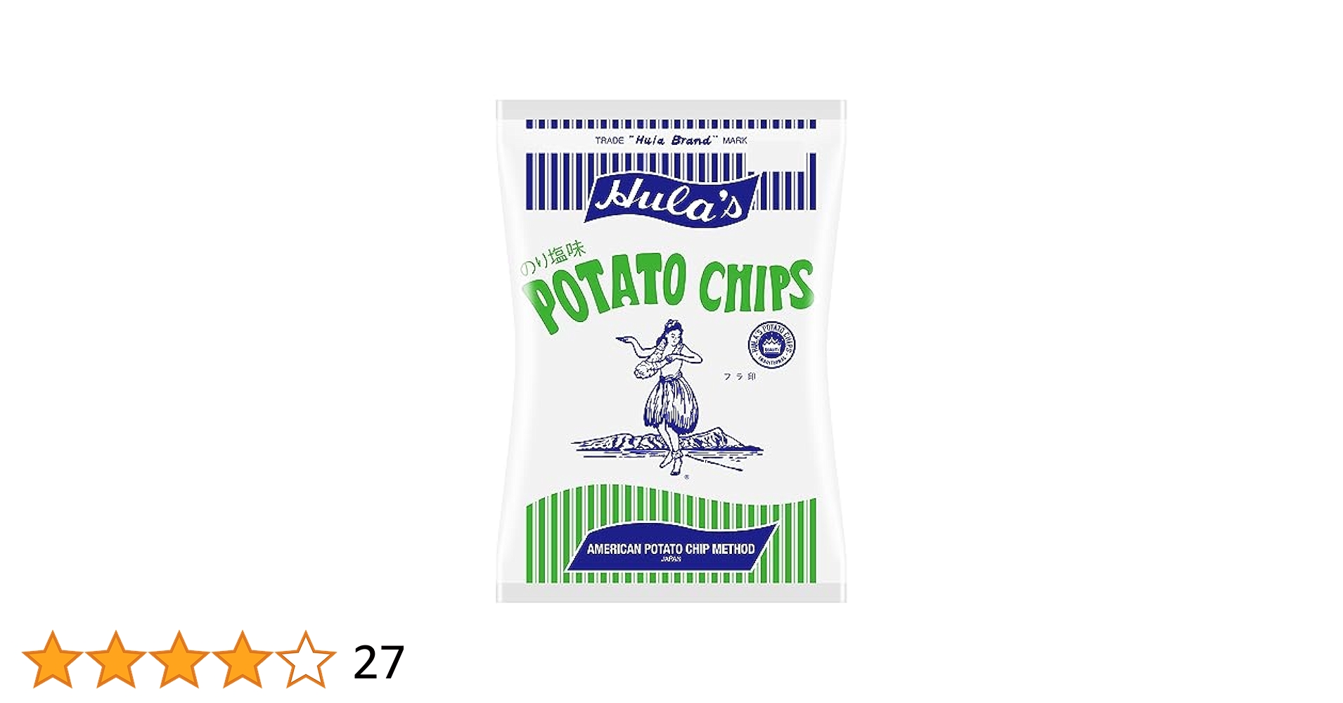 ▼ポテチページ△ フラ印 アメリカン ポテトチップス のり塩味 160g : 金太郎SHOP