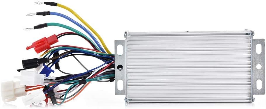 Ejoyous Brushless Speed Controller, 48V 500W Aluminium Alloy Motor Speed Brushless Controller Electric Sine Controller for Electric Scooter
