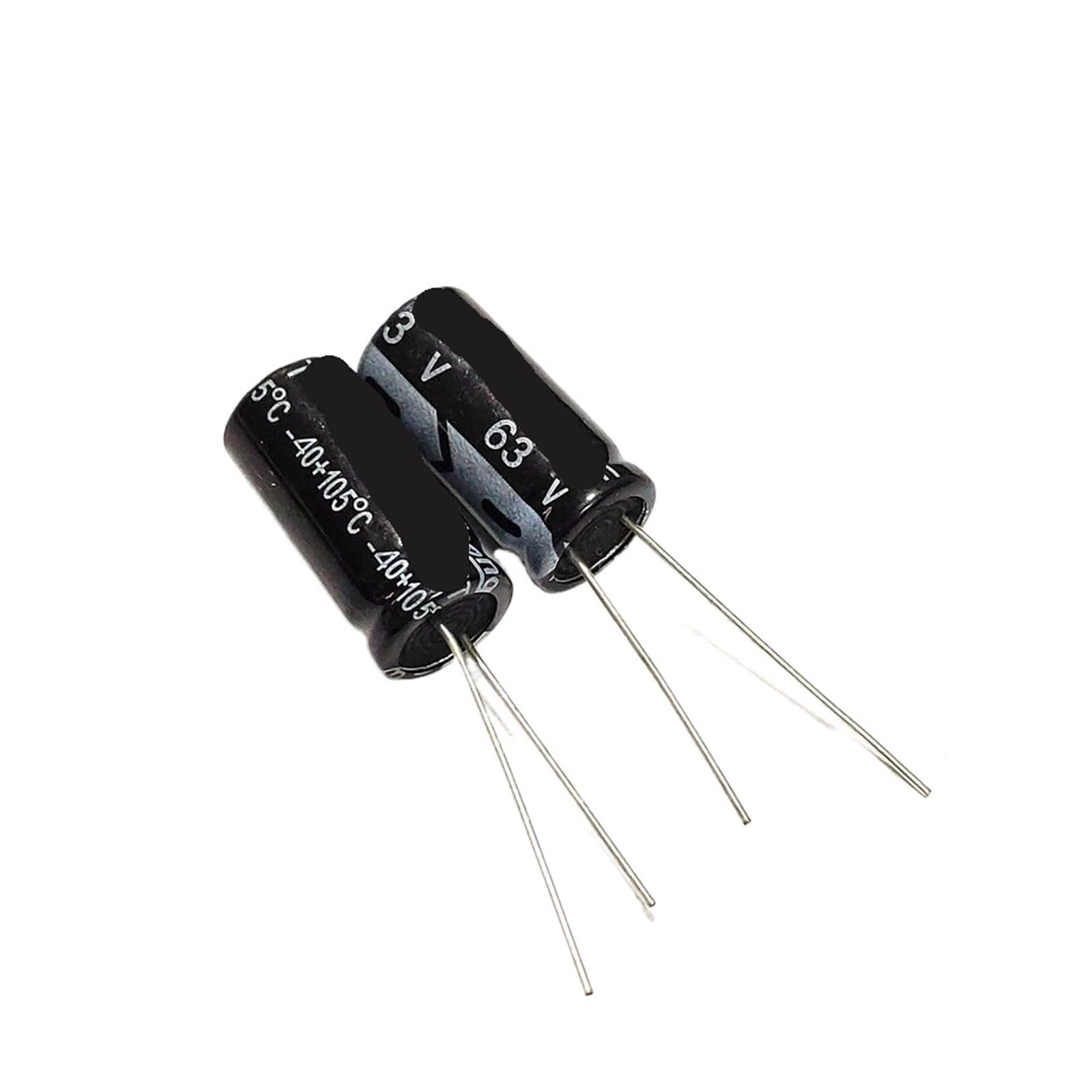 Condensadores electrolíticos 330 uF 63V para placas electrónicas