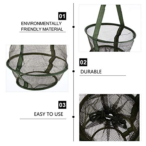 Rede de pesca BesPORTBLE, armadilha de caranguejo, lagosta, camarão, rede de gesso dobrável para man