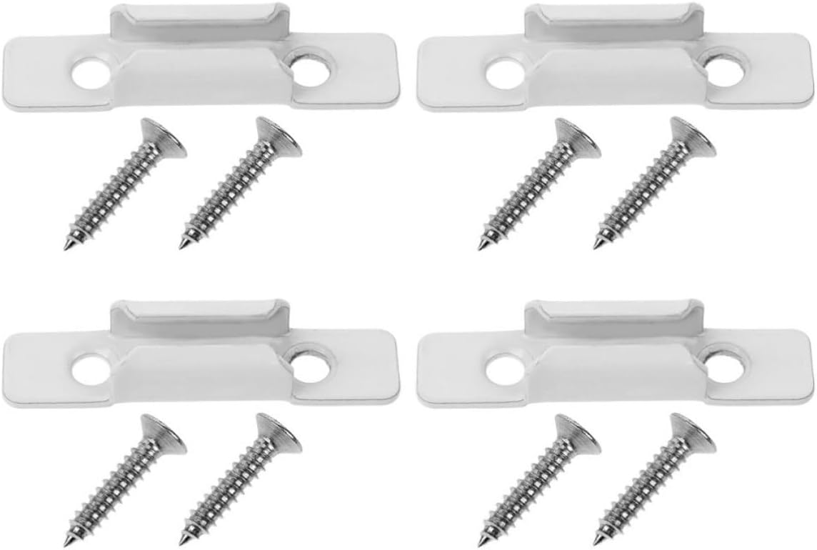 4pcs Zinc Alloy Window Lock Strike Keepers for Casement Windows