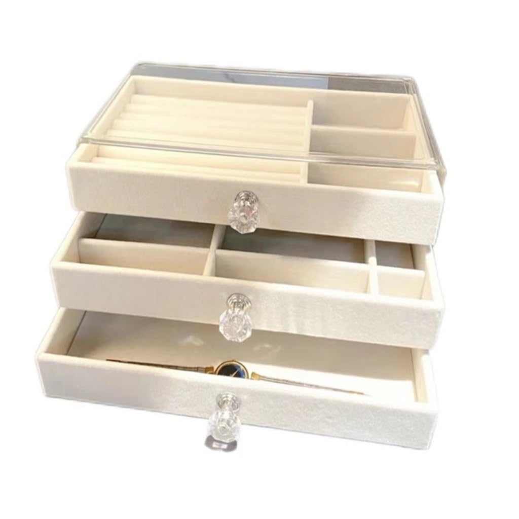 Boîte de rangement de bijoux de type tiroir pour trier et protéger - 8