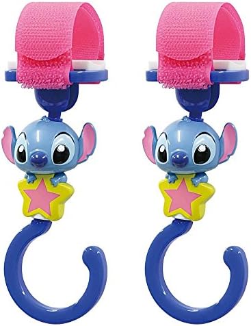 Amazon ナポレックス ディズニー ベビーカーフック ベビースティッチ 360度回転 滑り止め付き 3 ベビーカー用フック ベビー マタニティ 通販
