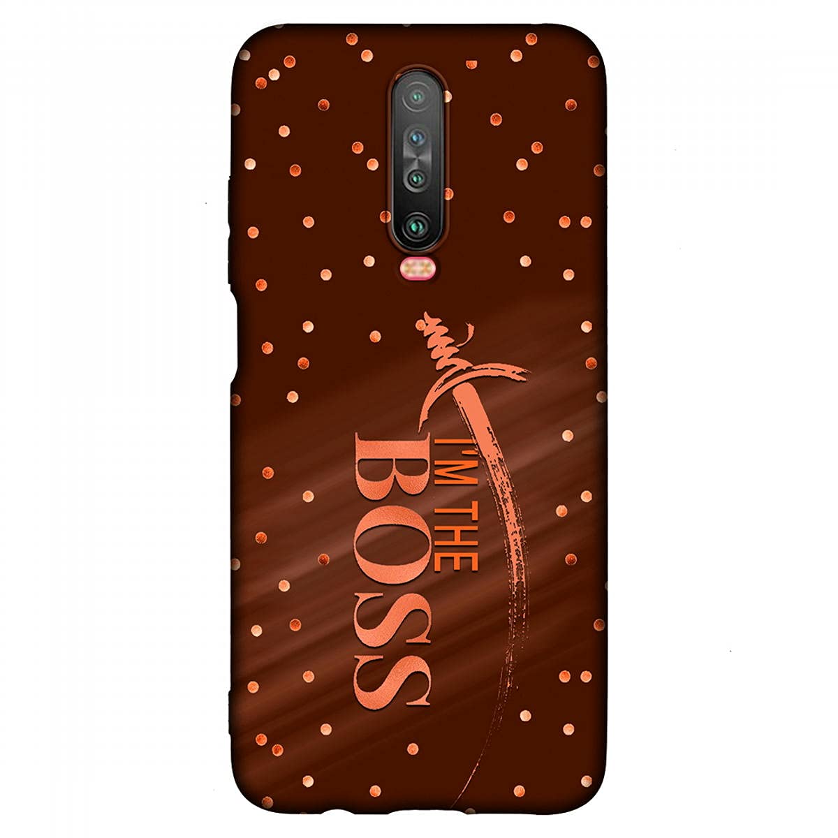 UNIQUE CASE Back Cover for Poco X2 (BOSS) Amazon.in Electronics